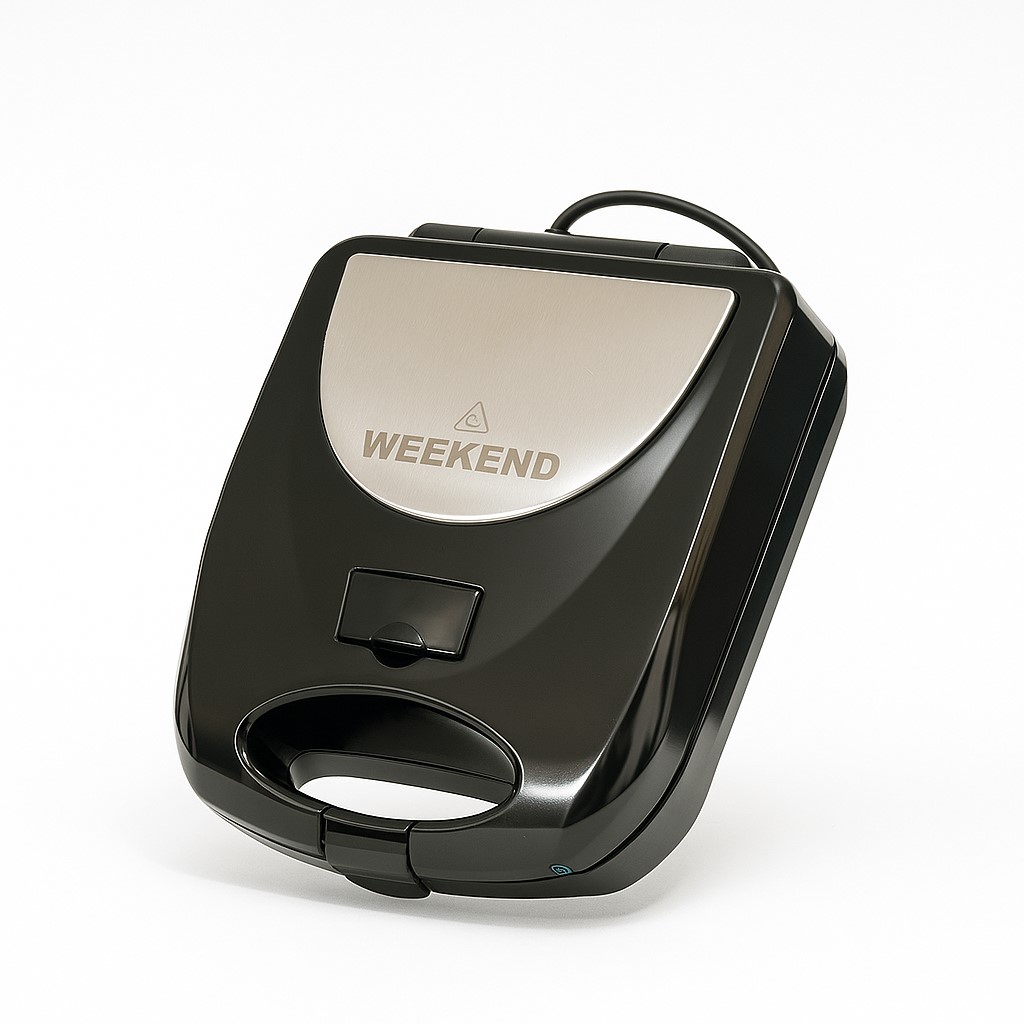 ساندویچ‌ساز ویکند مدل WKS-1050G با صفحات تفلون نچسب