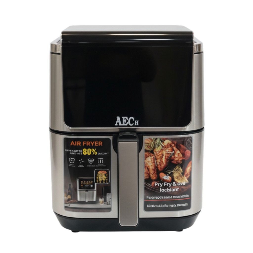 سرخ کن بدون روغن AEC مدل 8701 با ظرفیت بالا، صفحه نمایش دیجیتال و 14 برنامه پخت