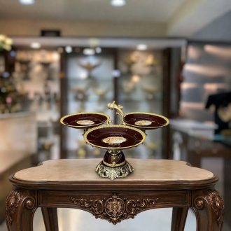 سنترپیس سه پیش دستی مدل 226 زرشکی